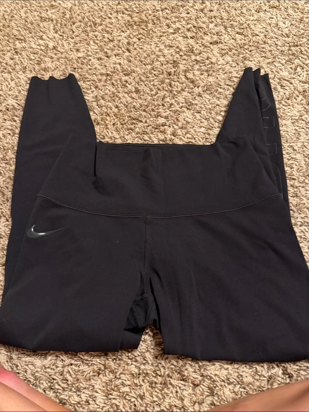 Nike Black Logo Leggings